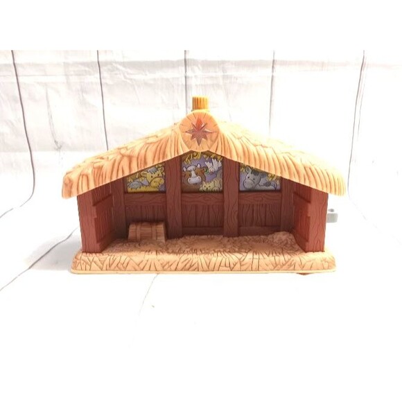 Fisher Price Little People Nativity Manger Christmas Story Stable 2002 - Picture 1 of 6